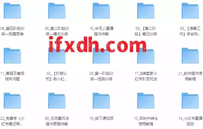自购分享小红书笔记带货课/原价2980元