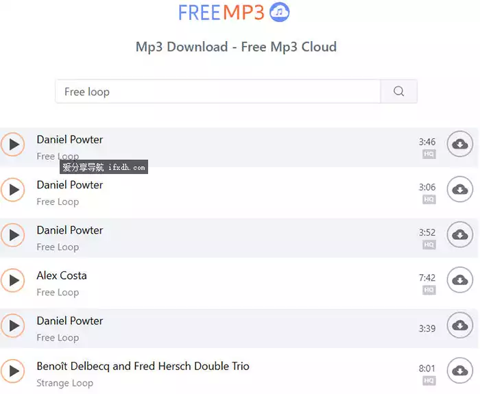 一个免费下载英文音乐的网站/无需注册/免费用